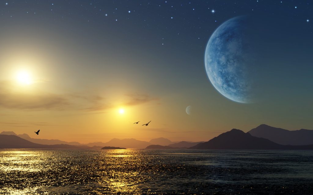 planet sun moon